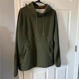 FLX Green Hooded Sweatshirt for Men